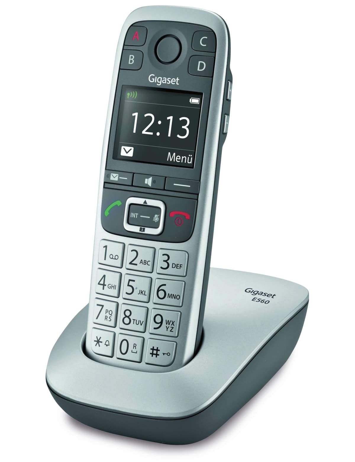 GIGASET Schnurloses DECT-Großtasten-Telefon E560 von Gigaset