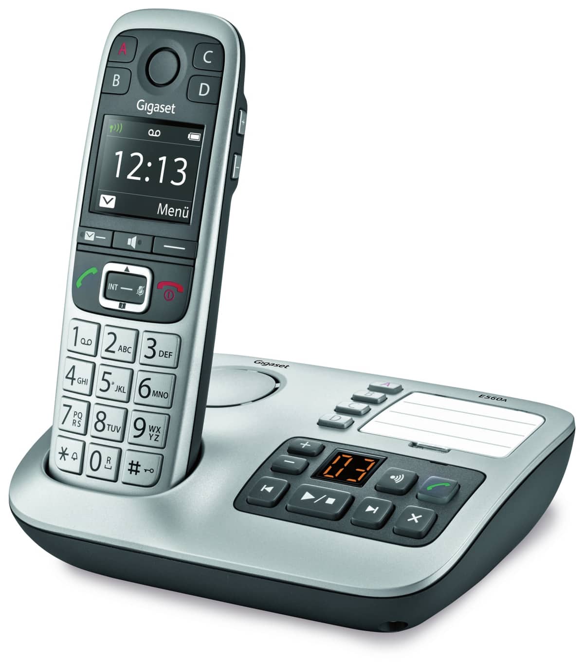 GIGASET Schnurloses DECT-Großtasten-Telefon E560A, mit Anrufbeantworter GIGASET Schnurloses DECT-Großtasten-Telefon E560A, mit Anrufbeantworter von Gigaset