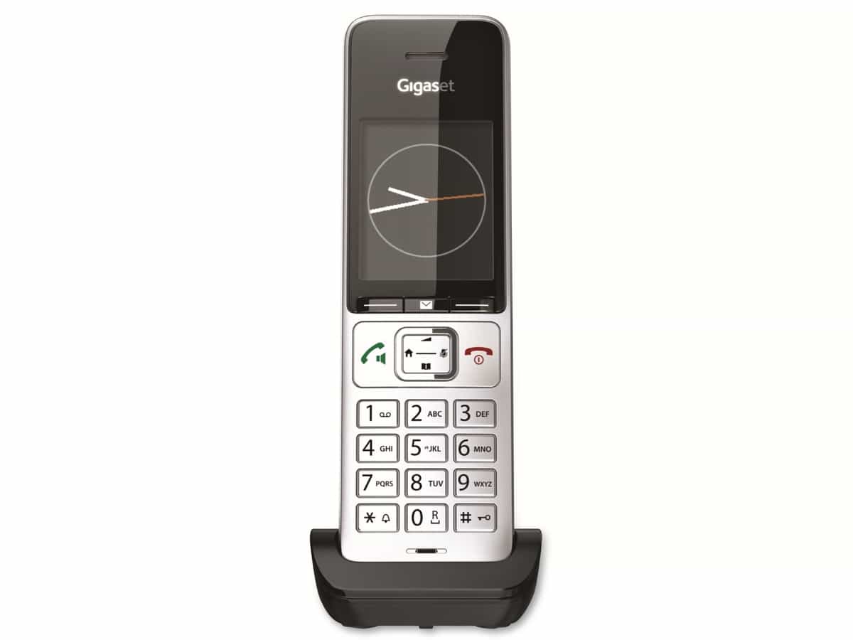 GIGASET Telefon Comfort 500HX, silber-schwarz von Gigaset