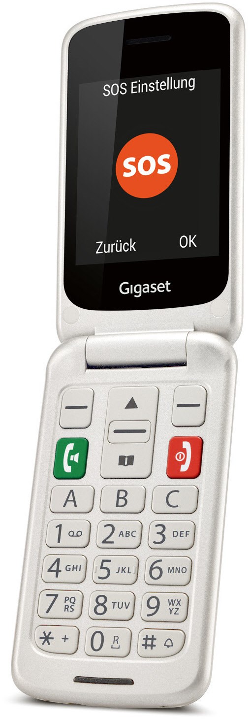 GL590 Seniorenhandy pearl-white von Gigaset