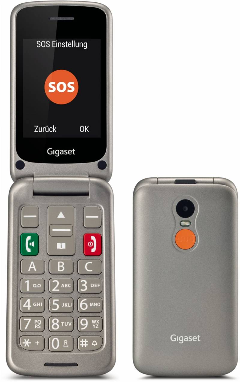 GL590 Seniorenhandy titansilber von Gigaset