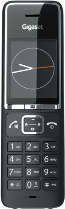 Gigaset 550 HX Comfort - Schnurloses Erweiterungshandgerät - ECO DECTGAPCAT-iq (S30852-H3051-R104) von Gigaset