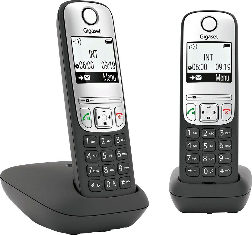 Gigaset A690 Duo Schnurloses DECT-Telefon (Mobilteile: 2) von Gigaset