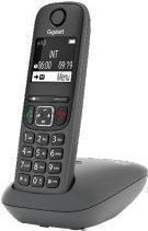 Gigaset AE690 - Analoges/DECT-Telefon - Kabelloses Mobilteil - Freisprecheinrichtung - 100 Eintragungen - Anrufer-Identifikation - Anthrazit (L36852-H2810-B133) von Gigaset