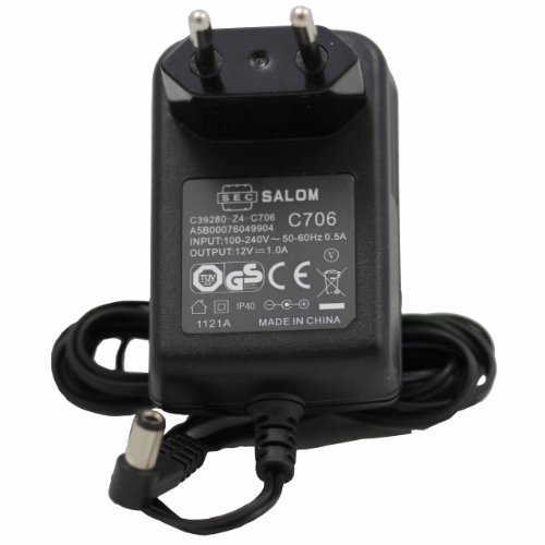 Gigaset C39280-Z4-C706 Netzteil & Wechselrichter für den Innenbereich, 12 W, Schwarz – Netzteil & Wechselrichter (Innen, 100-240 V, 50/60 Hz, 12 W, 12 V, 1 A) von Gigaset