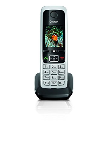 Gigaset C430H Schnurlostelefon (4,6 cm (1,8 Zoll) TFT-Farbdisplay, Dect-Telefon, Freisprechen) schwarz/silber von Gigaset