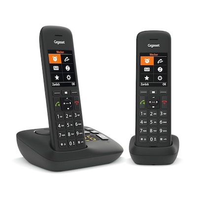 Gigaset C575A Duo Schnurlostelefon Schwarz Gigaset C575A Duo Schnurlostelefon Schwarz von Gigaset