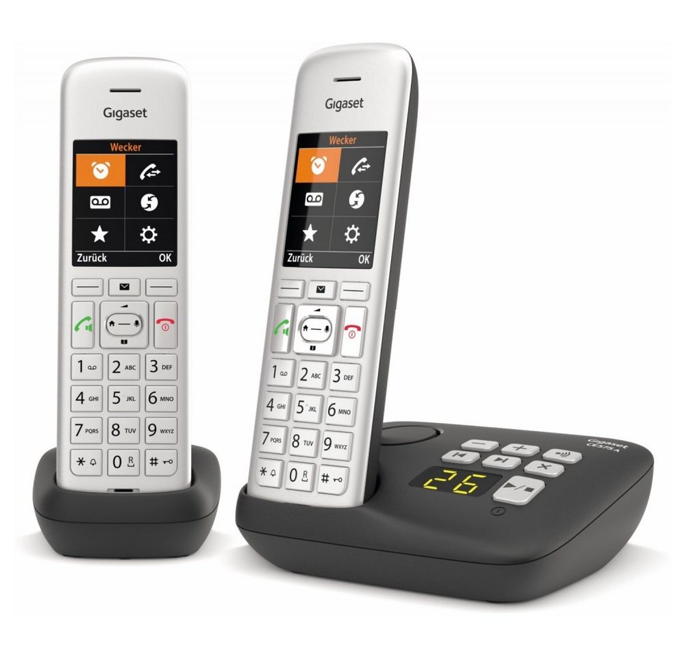 Gigaset CE575A Duo - Telefon - silber/schwarz Schnurloses Mobilteil Gigaset CE575A Duo - Telefon - silber/schwarz Schnurloses Mobilteil von Gigaset