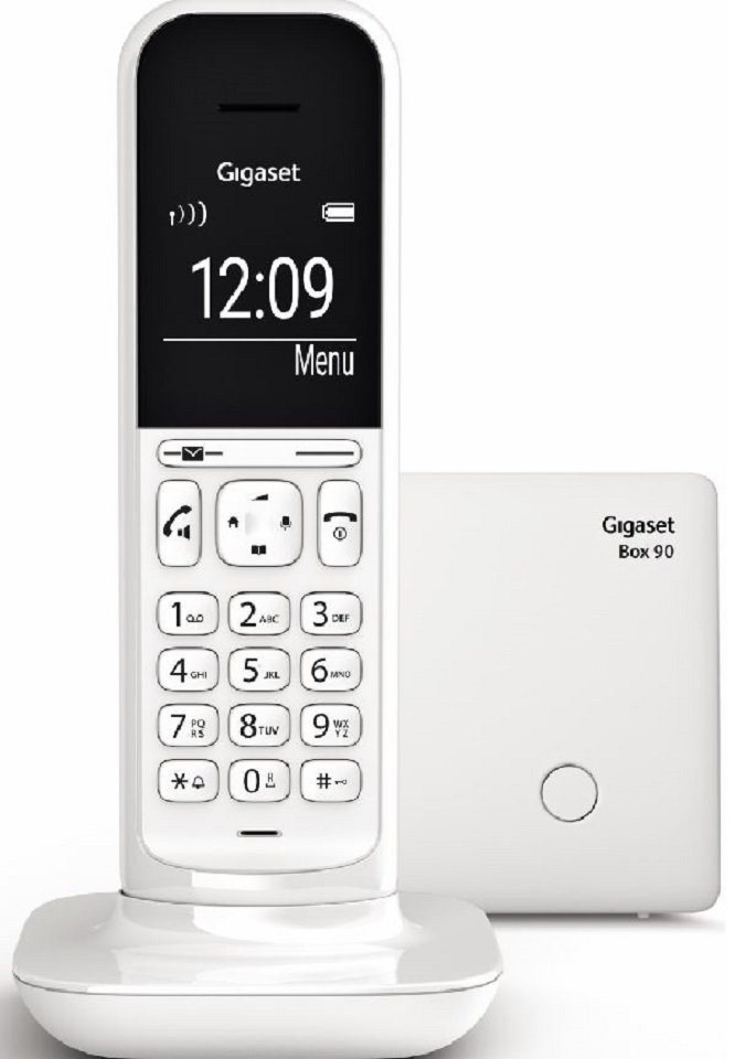 Gigaset CL390 Weiß Schnurloses DECT-Telefon von Gigaset