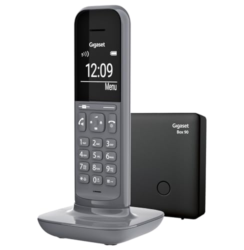 Gigaset C575A Duo - 2 Schnurlose DECT-Telefone mit Anrufbeantworter - großes Farbdisplay mit aktueller Benutzeroberfläche - Adressbuch - Jumbo-Modus und Anrufschutz, schwarz [Deutsche Version] von Gigaset