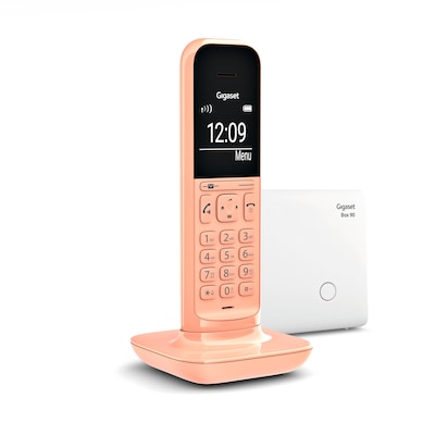 Gigaset CL390 schnurloses Festnetztelefon (analog), cantaloupe S30852-H2902-B105 von Gigaset