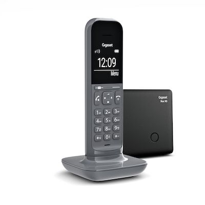 Gigaset CL390 schnurloses Festnetztelefon (analog), dark grey S30852-H2902-B103 von Gigaset