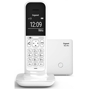 Gigaset CL390A Schnurloses Telefon mit Anrufbeantworter lucent white von Gigaset