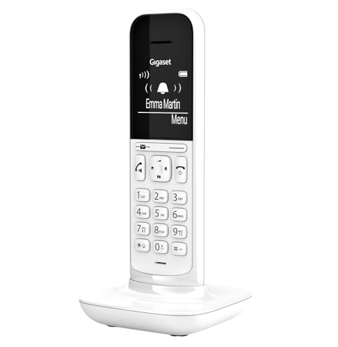 Gigaset CL390HX - Design DECT-Mobilteil mit Ladeschale - Fritzbox-kompatibel - Schnurloses Telefon für Router und DECT-Basis - 2 Akustik-Profile, weiß [Deutsche Version] [Ohne Basis] von Gigaset
