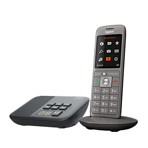 Gigaset CL660A Telefon - Schnurlostelefon / Mobilteil - mit Farbdisplay / Grosse Tasten - Design Telefon / Anrufbeantworter / Freisprechen / Analog Telefon, anthrazit Gigaset CL660A Telefon - Schnurlostelefon / Mobilteil - mit Farbdisplay / Grosse Tasten - Design Telefon / Anrufbeantworter / Freisprechen / Analog Telefon, anthrazit von Gigaset
