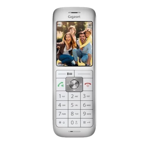 Gigaset CL660HX - design DECT-Mobilteil mit Ladeschale - Fritzbox-kompatibel - hochwertiges Schnurloses Telefon für Router und DECT-Basis, weiß [Deutsche Version] [Ohne Basis] von Gigaset