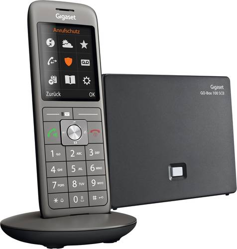 Gigaset CL690A SCB Schnurloses Telefon VoIP Farbdisplay Anthrazit von Gigaset