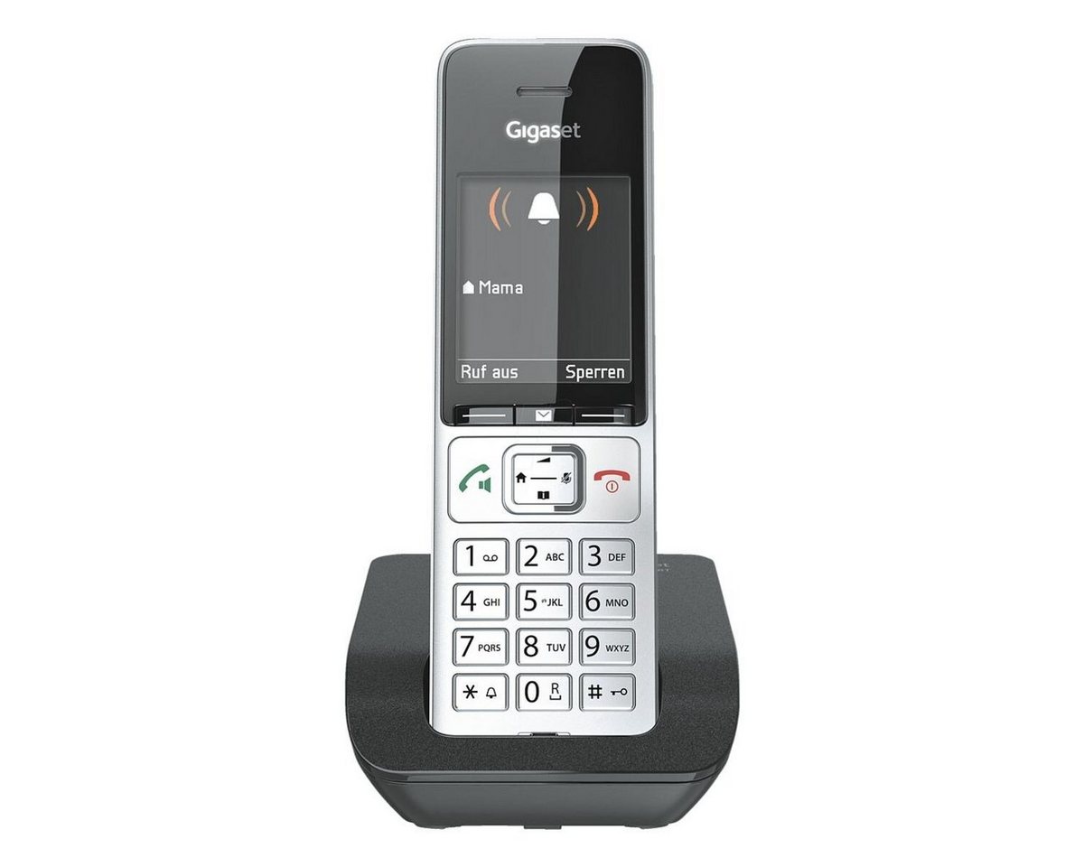 Gigaset COMFORT 500 Schnurloses DECT-Telefon (Mobilteile: 1, GAP-kompatibel) von Gigaset