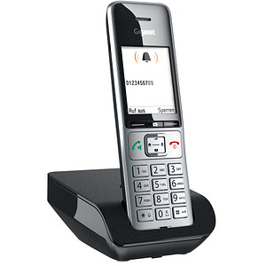 Gigaset COMFORT 500 Schnurloses Telefon schwarz-silber Gigaset COMFORT 500 Schnurloses Telefon schwarz-silber von Gigaset