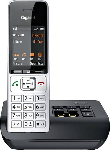 Gigaset COMFORT 500A DECT, GAP Schnurloses Telefon analog Babyphone, Freisprechen, für Hörgeräte von Gigaset