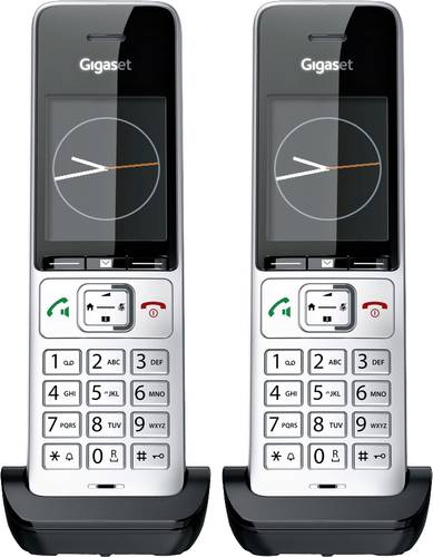 Gigaset COMFORT 500HX duo DECT Mobilteil Schwarz/Silber von Gigaset