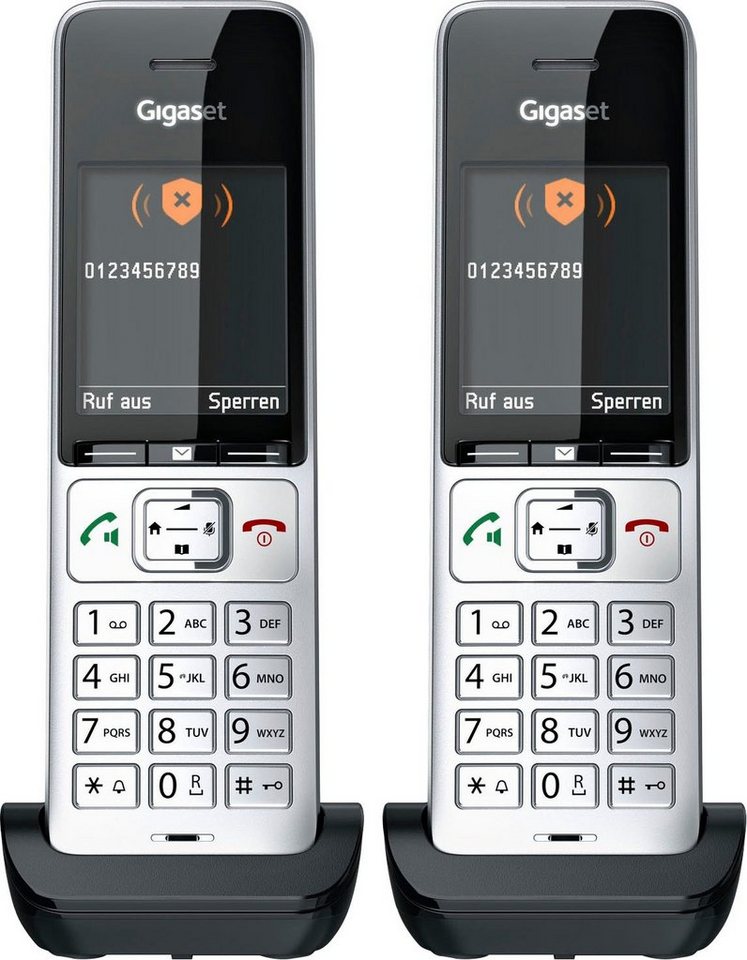 Gigaset COMFORT 500HX duo Schnurloses DECT-Telefon (Mobilteile: 2) von Gigaset