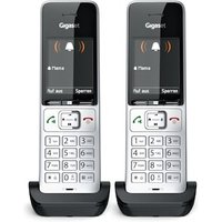 Gigaset Comfort 500HX Duo - Schnurlostelefon - Rufnummernanzeige, DECT silber von Gigaset