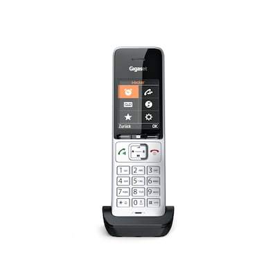 Gigaset Comfort 500HX - Schnurlostelefon - Rufnummernanzeige, DECT silber von Gigaset