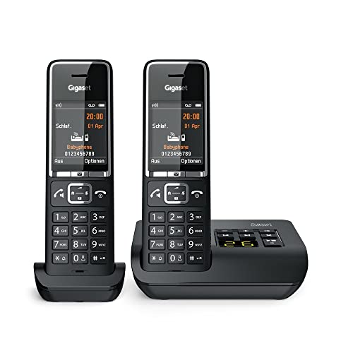 Gigaset Comfort 550A Duo Schnurloses-Telefon Anrufbeantworter Headset-Anschluss von Gigaset