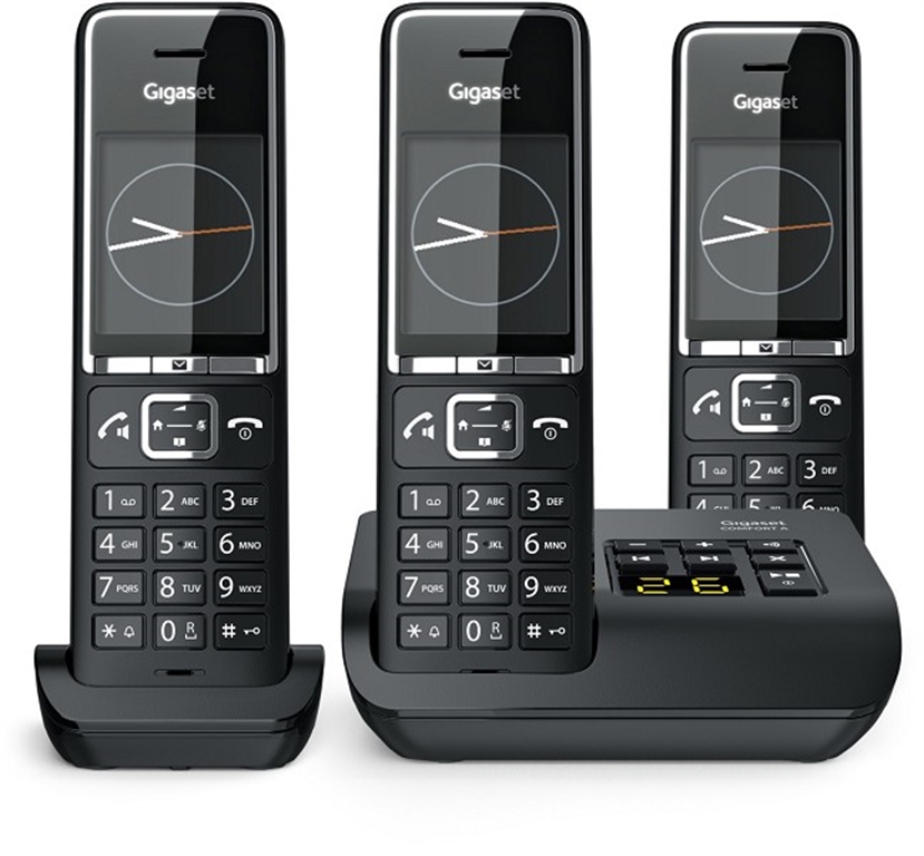 Gigaset Comfort 550A trio (Schwarz) von Gigaset