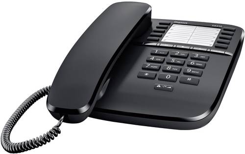 Gigaset DA510 Schnurgebundenes Telefon, analog kein Display Schwarz von Gigaset