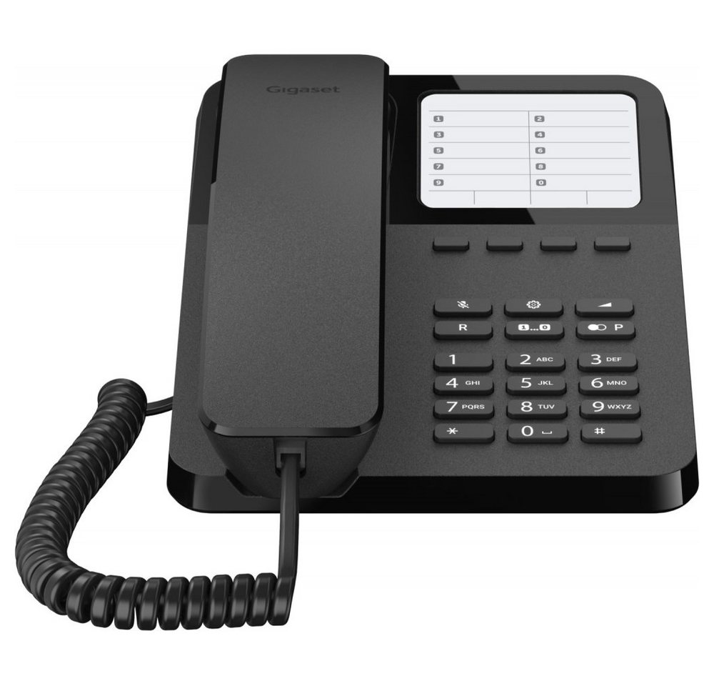 Gigaset DESK 400 - Telefon - schwarz Kabelgebundenes Telefon Gigaset DESK 400 - Telefon - schwarz Kabelgebundenes Telefon von Gigaset