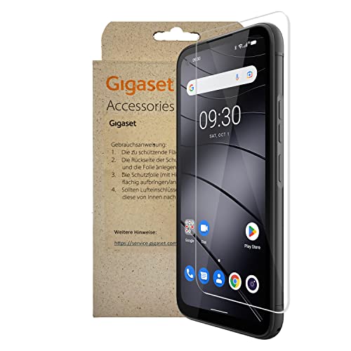 Gigaset Display Protector - Glasfolie für GX6 - Display-Schutz schützt vor Schmutz und Kratzern – Einfache luftblasenfreie Montage in wenigen Sekunden, transparent von Gigaset