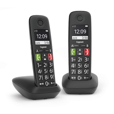 Gigaset E290 Duo Großtastentelefon schwarz Gigaset E290 Duo Großtastentelefon schwarz von Gigaset