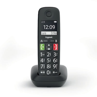 Gigaset E290 Großtastentelefon schwarz Gigaset E290 Großtastentelefon schwarz von Gigaset