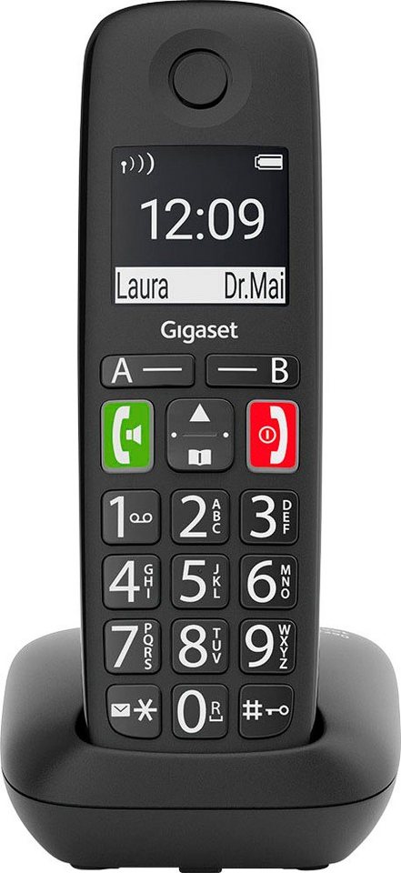 Gigaset E290 Schnurloses DECT-Telefon (Mobilteile: 1) von Gigaset