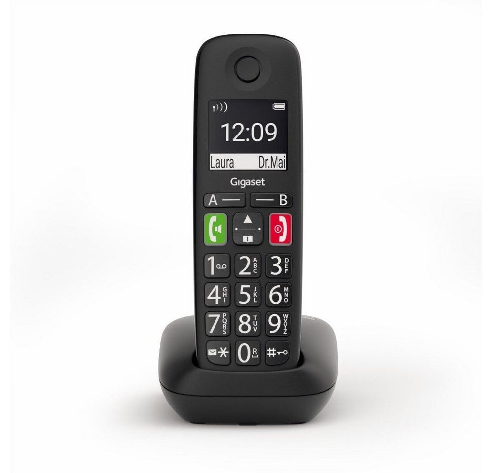 Gigaset E290 - Schnurlostelefon - schwarz Schnurloses Mobilteil Gigaset E290 - Schnurlostelefon - schwarz Schnurloses Mobilteil von Gigaset