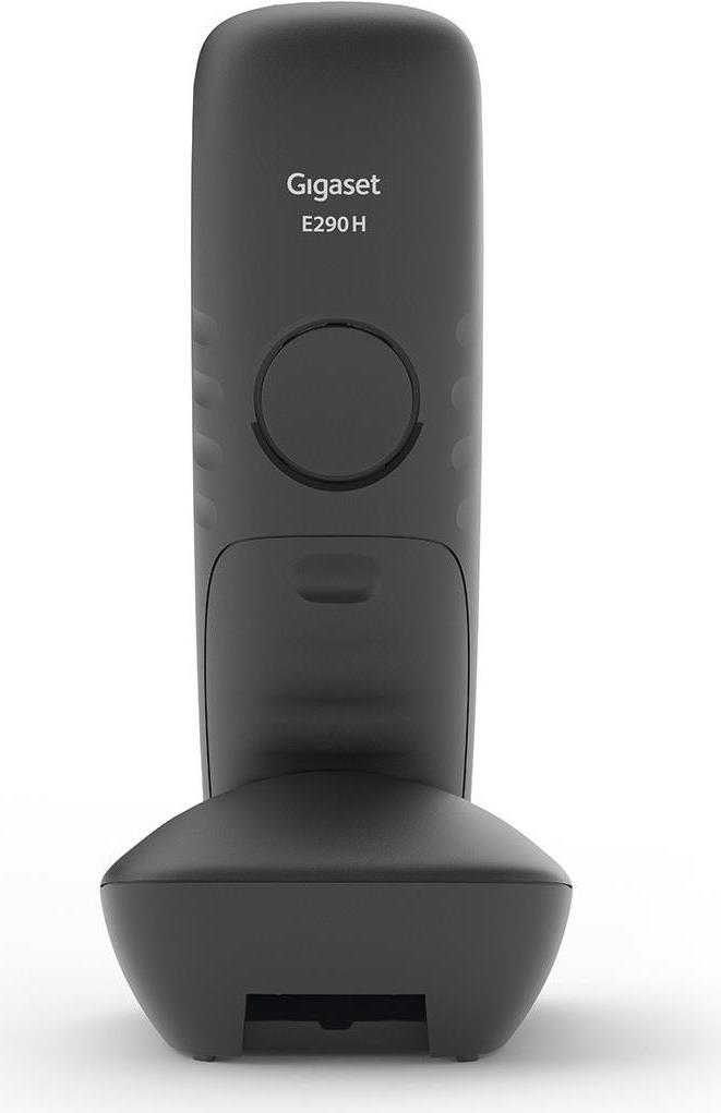Gigaset E290HX - DECT-Telefon - Kabelloses Mobilteil - Freisprecheinrichtung - 150 Eintragungen - Schwarz (S30852-H2961-B101) von Gigaset