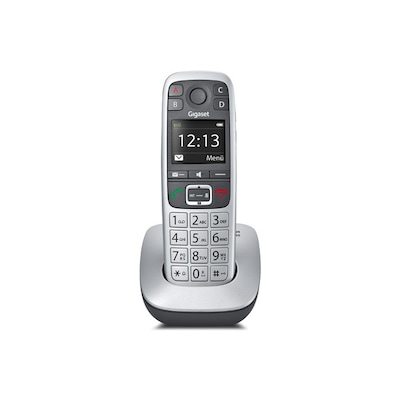 Gigaset E560 schnurloses Festnetztelefon (analog), platin von Gigaset