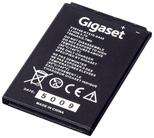 Gigaset Ersatz-Akku für Telefone SL400, SL800 Pro, Premium 300, SL450, SL750Pro, SL610, SL780, SL390 von Gigaset