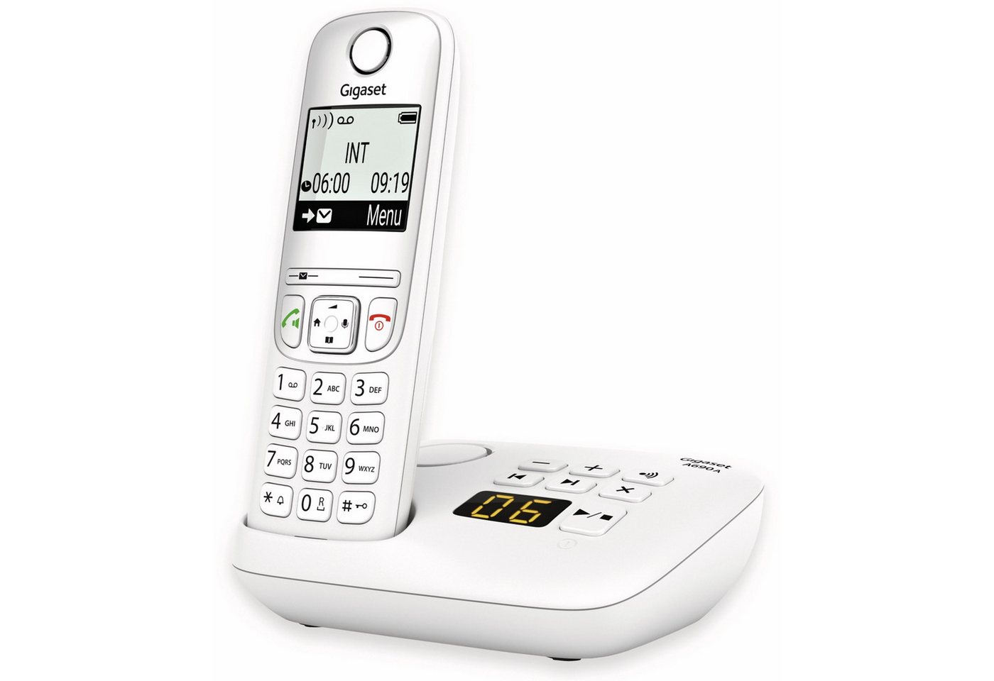 Gigaset GIGASET DECT-Telefon A690A, weiß Schnurloses Mobilteil Gigaset GIGASET DECT-Telefon A690A, weiß Schnurloses Mobilteil von Gigaset