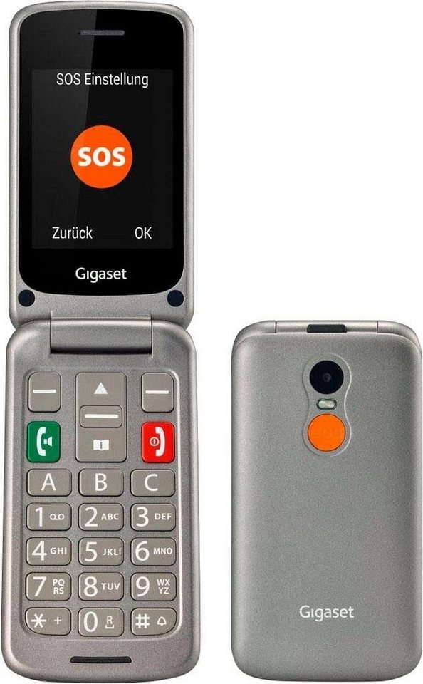 Gigaset GL590 Klapphandy (7,3 cm/2,8 Zoll, 0,03 GB Speicherplatz, 3 MP Kamera) von Gigaset