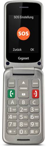 Gigaset GL590 Senioren-Klapp-Handy Silber von Gigaset