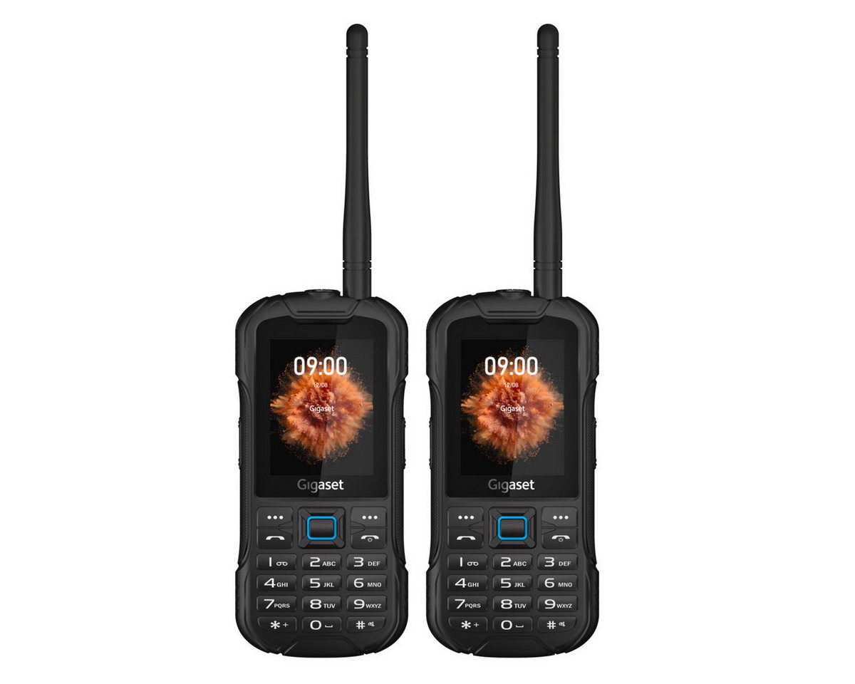 Gigaset GLX 8 ACTIVE Duo Walkie-Talkie Feature Phone Handy (6,10 cm/2,40 Zoll, 2 MP Kamera) von Gigaset
