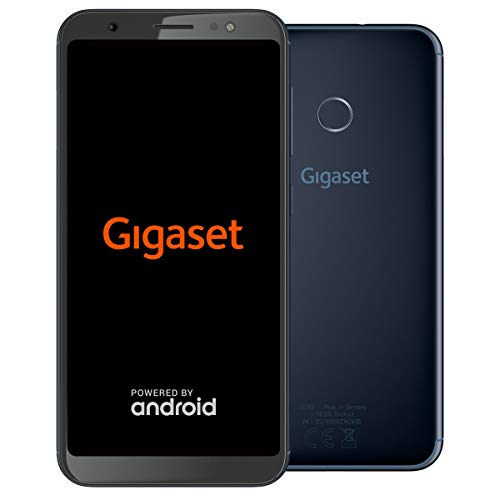 Gigaset GS185 Smartphone ohne Vertrag (13,97 cm (5,5 Zoll) HD+ Display, 16GB Speicher, Android 8.1) midnight blue von Gigaset