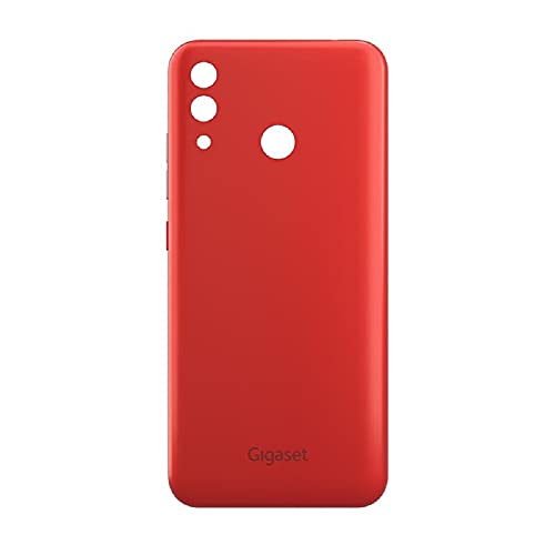 Gigaset GS3 Rückschale rot - seidenmatte Lackierung - austauschbares Smartphone Backcover - einfaches anbringen liegt angenehm griffig in der Hand, Racing red von Gigaset