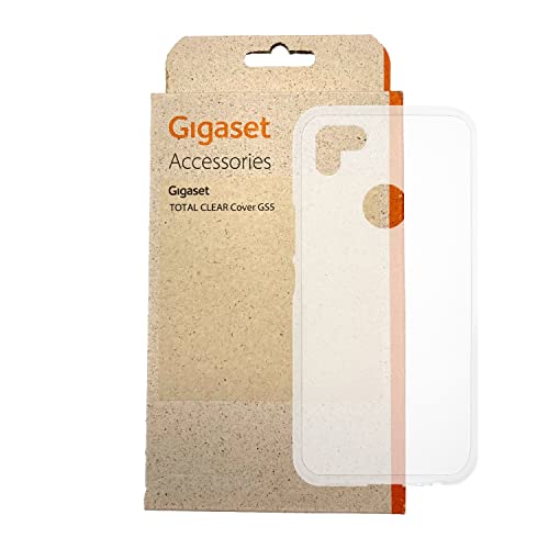 Gigaset GS5 Clear Cover - transparente Schutzhülle - anti-scratch, transparente Schutzhülle - Einfache Montage in wenigen Sekunden, transparent von Gigaset