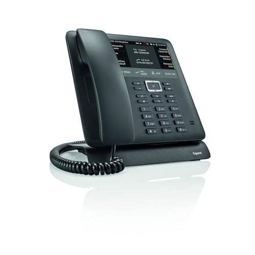 Gigaset Maxwell 4 Tischtelefon - leistungsstarkes Design Telefon, schnurgebunden, farbiger Touchscreen, benutzerfreundliche Tastatur, 38 programmierbare Tasten, schwarz Gigaset Maxwell 4 Tischtelefon - leistungsstarkes Design Telefon, schnurgebunden, farbiger Touchscreen, benutzerfreundliche Tastatur, 38 programmierbare Tasten, schwarz von Gigaset