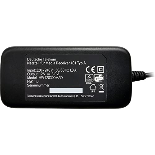 Original Netzteil Media Receiver 401 Typ A schwarz von Gigaset