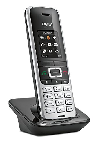 Gigaset S850H Telefon / Schnurlostelefon / Universal Mobilteil - mit Farbdisplay - Dect-Telefon / schnurloses Telefon - Freisprechen / Router - Platin-Schwarz von Gigaset